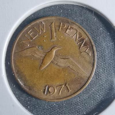 沼泽如烟--第933场 - 根西1971年1便士