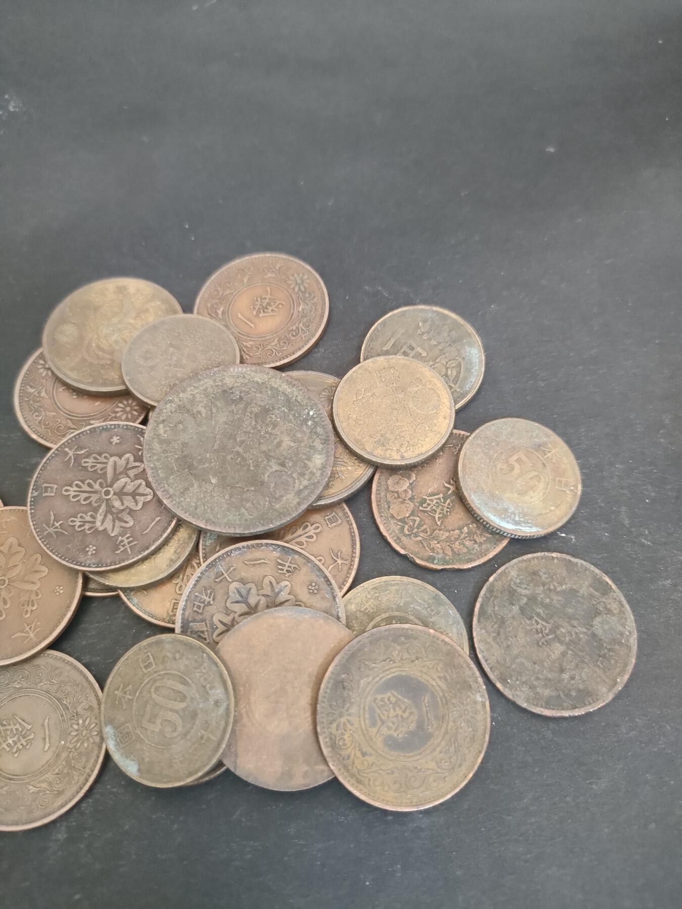 猩哥外币小铺➨【第209场】 日本铜币25个