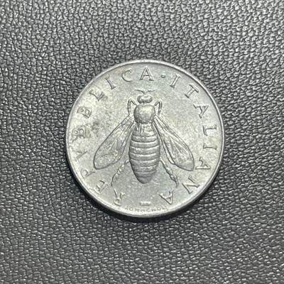 回流1222 - 意大利1954年2里拉 蜜蜂/橄榄枝