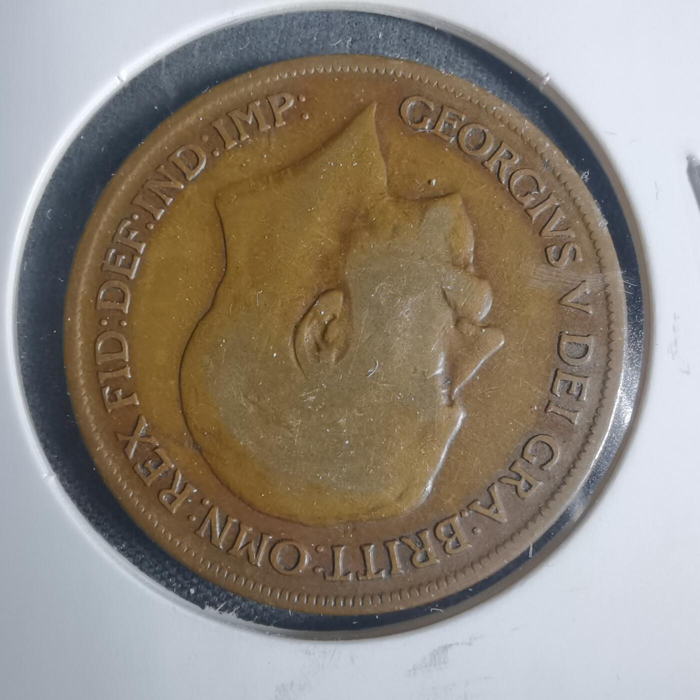 沼泽如烟--第933场 英国1921年1便士