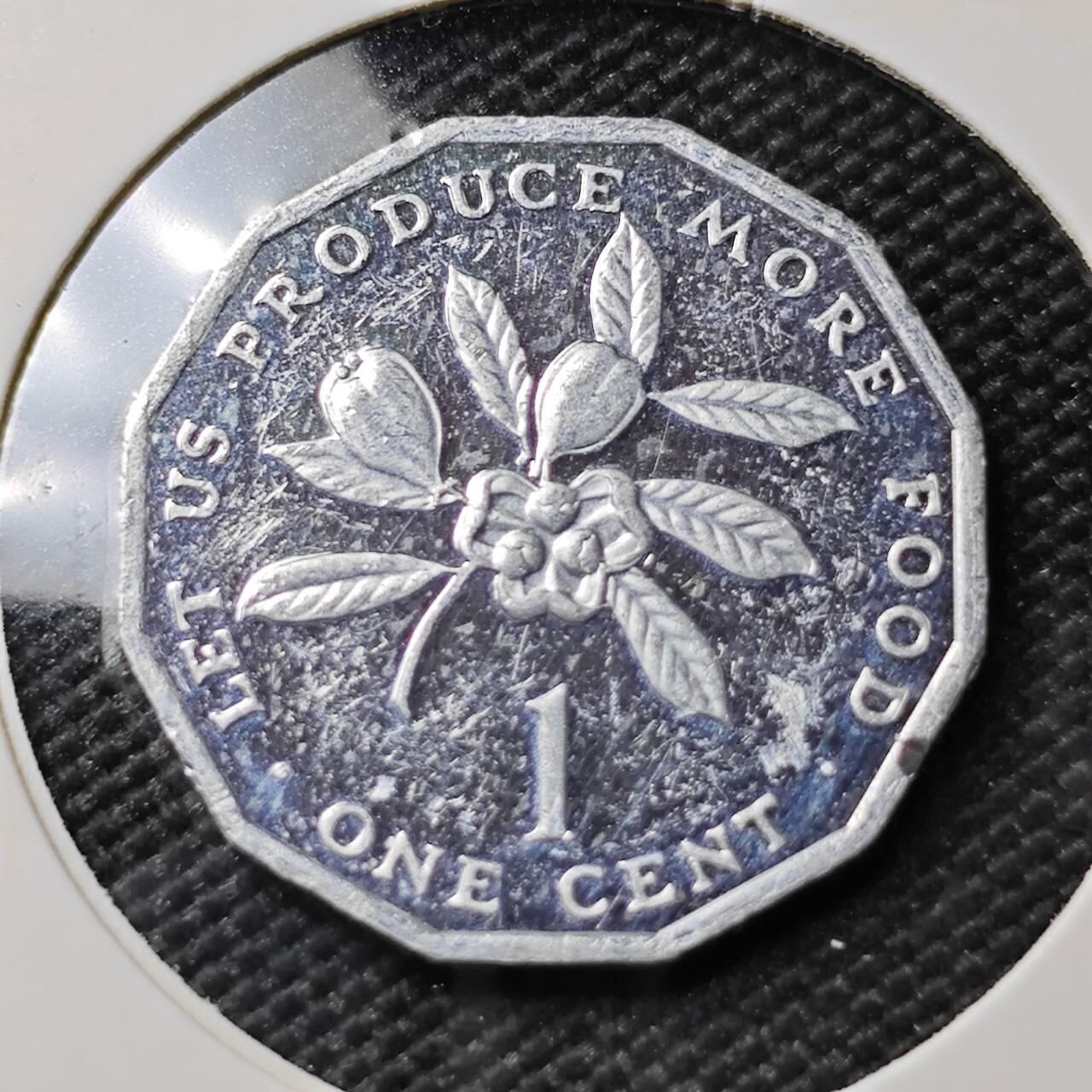 KK钱币收藏小铺 第380期  2月预留时间 周末发货  1981牙买加1分精制币