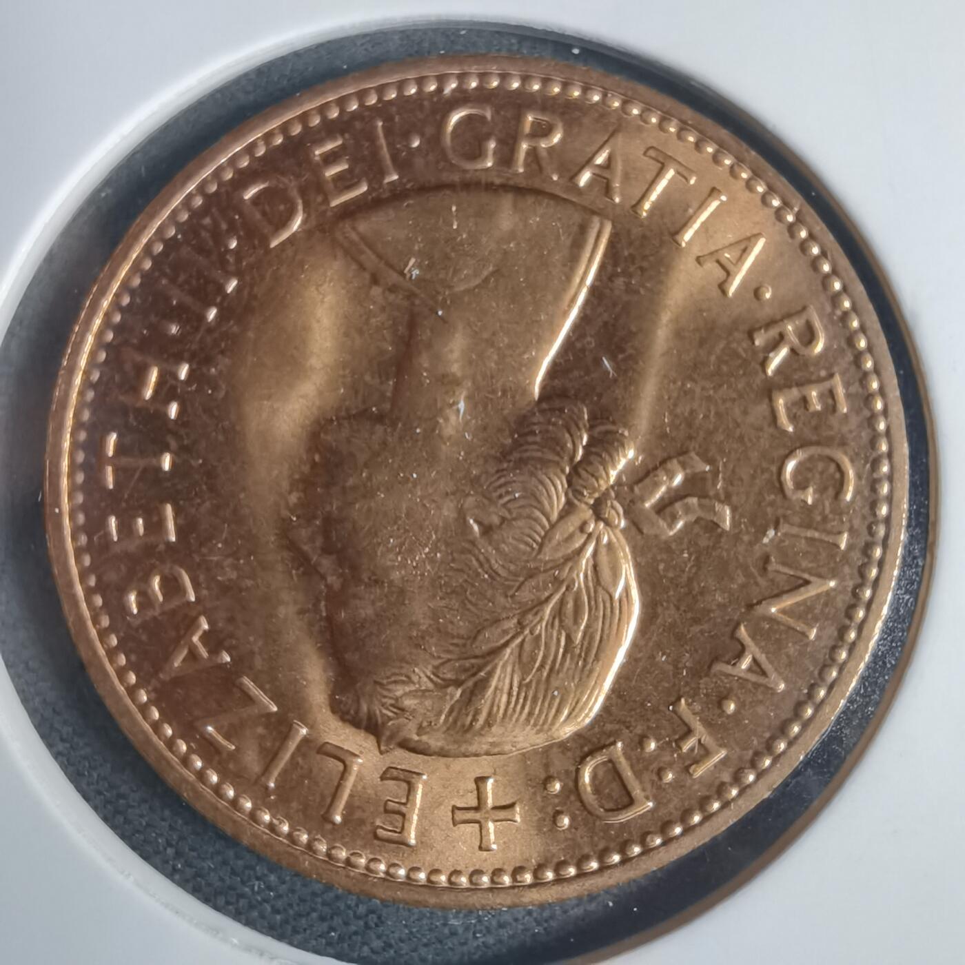 沼泽如烟--第933场 英国1967年1便士