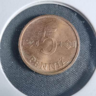 沼泽如烟--第933场 - 芬兰1966年5芬尼