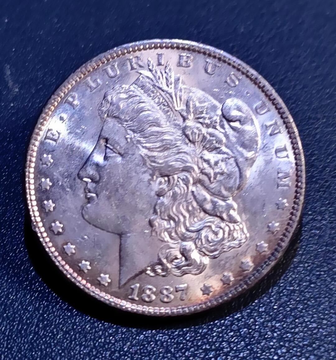 1887年美国摩根一美元银币