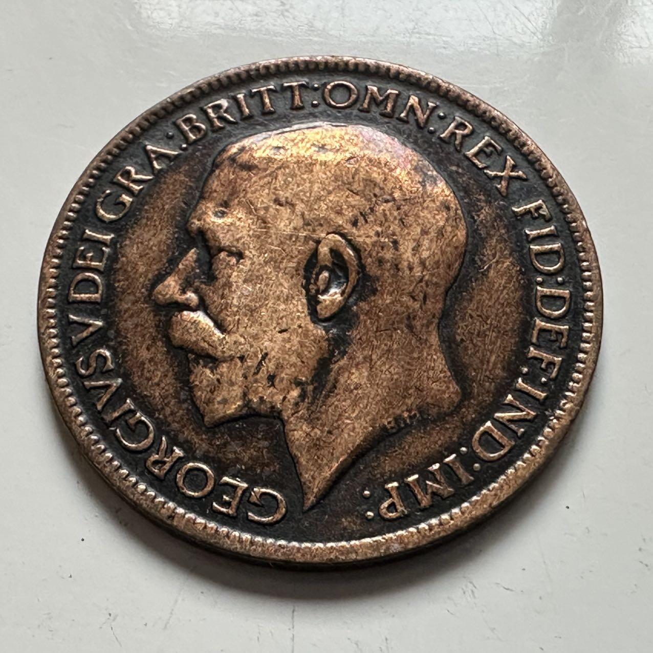 🌹外币初藏🌹🐯2025年第141场  每周二四六晚8️⃣点 接代拍 英国1916年一法新