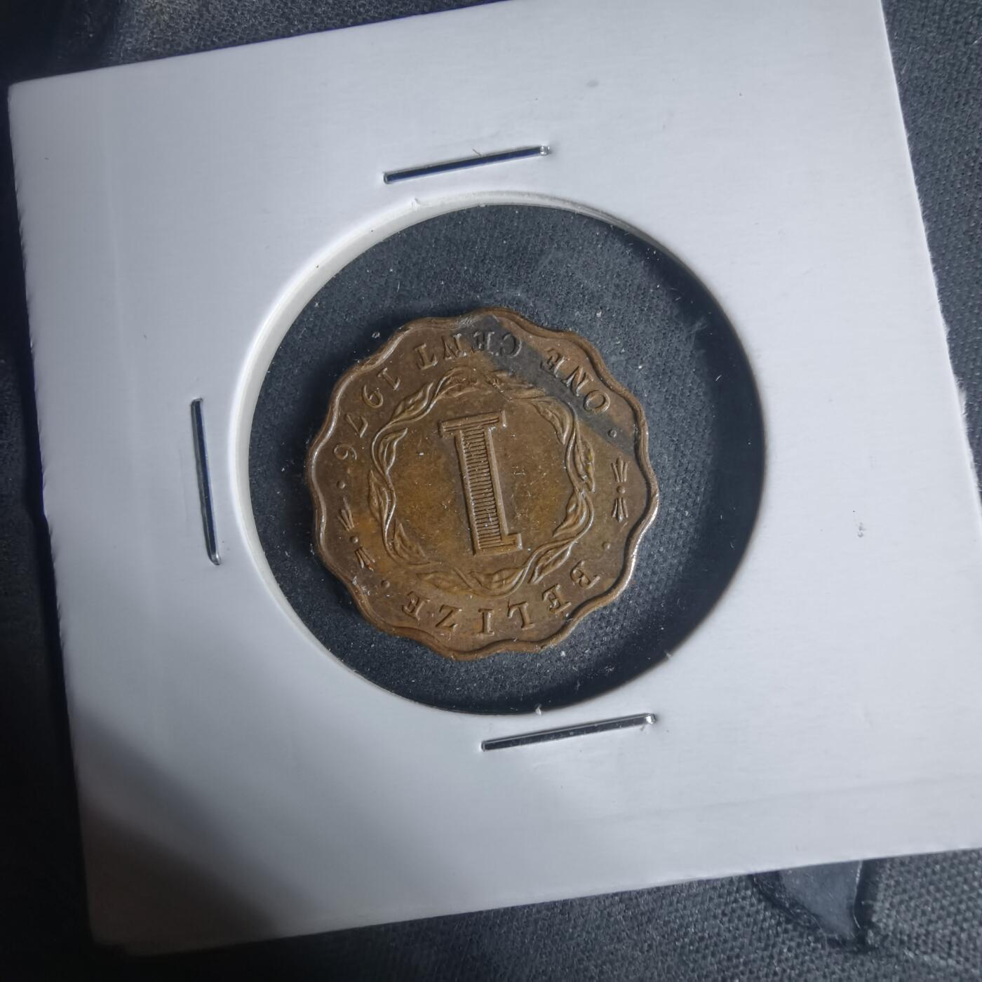 沼泽如烟--第933场 伯利兹1976年一分