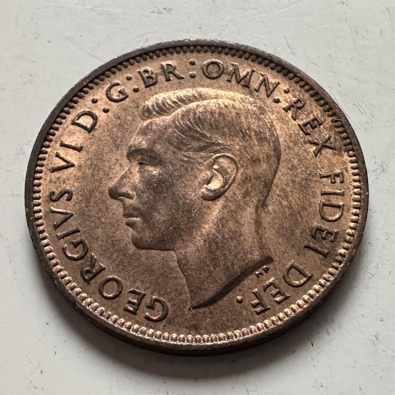 🌹外币初藏🌹🐯2025年第141场  每周二四六晚8️⃣点 接代拍 英国1950年一法新