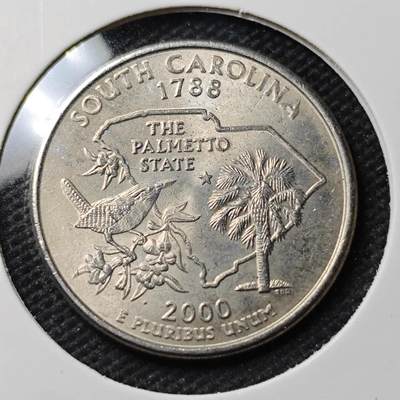 KK钱币收藏小铺 第379期  2月预留时间 周末发货 -  美国25分纪念币 好品