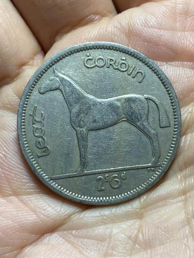 2025年第一百三十七场(总第一百六十三场）外国好品散币场(免佣金) - 爱尔兰🇮🇪1962年2.5先令(等值半克朗，共和国时期第一套第二版)