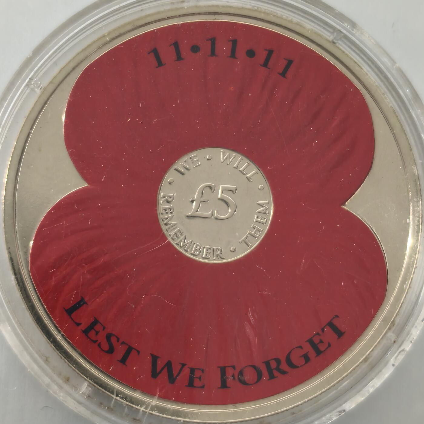 Krab外币市集Vol.26 泽西岛2013年5镑-一战纪念