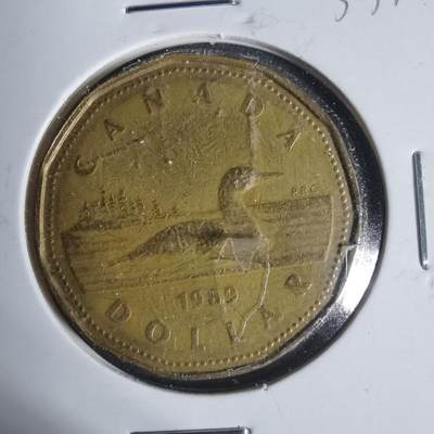 沼泽如烟--第933场 - 加拿大1989年一元