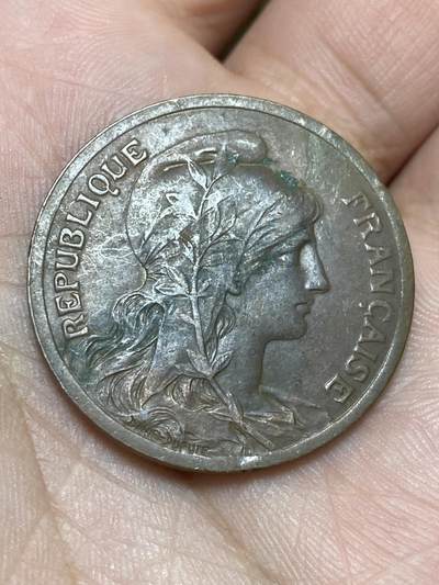 2025年第一百三十六场(总第一百六十二场）外国好品纸夹散币场(免佣金) - 法兰西第三共和国1916年10生丁(第二版)