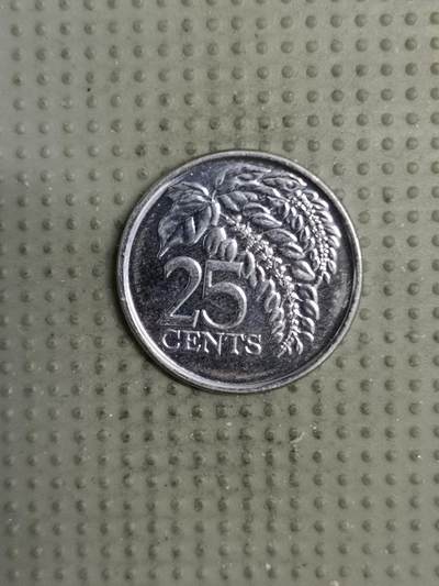 2025年第138场各国散币拍卖（总第138场） - 特立尼达和多巴哥2020年25分