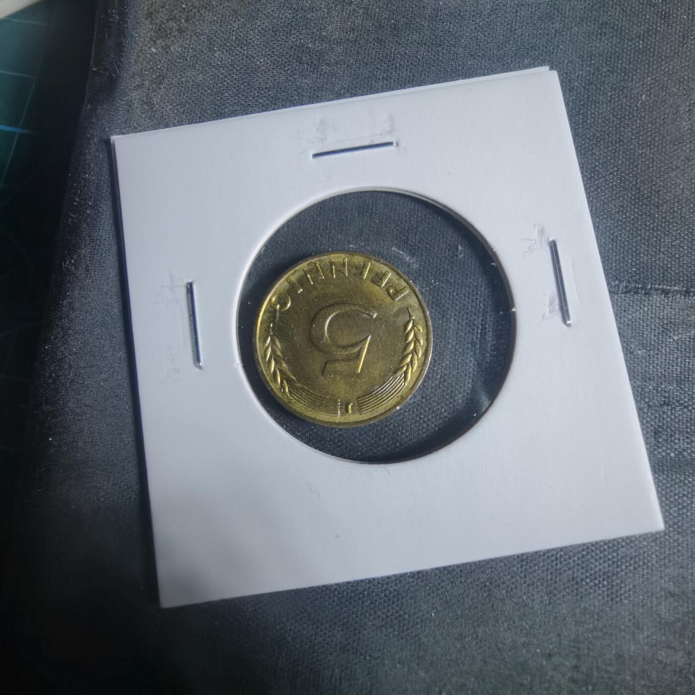 沼泽如烟--第933场 德国1950年5芬尼