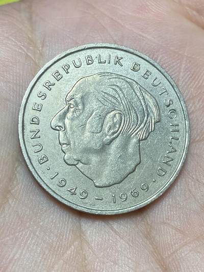2025年第一百三十六场(总第一百六十二场）外国好品纸夹散币场(免佣金) - 联邦德国🇩🇪1970年2马克(首发年，J标，汉堡造)