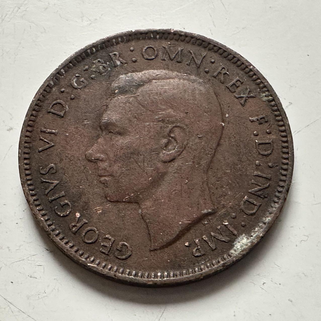 🌹外币初藏🌹🐯2025年第141场  每周二四六晚8️⃣点 接代拍 英国1942年一法新 b