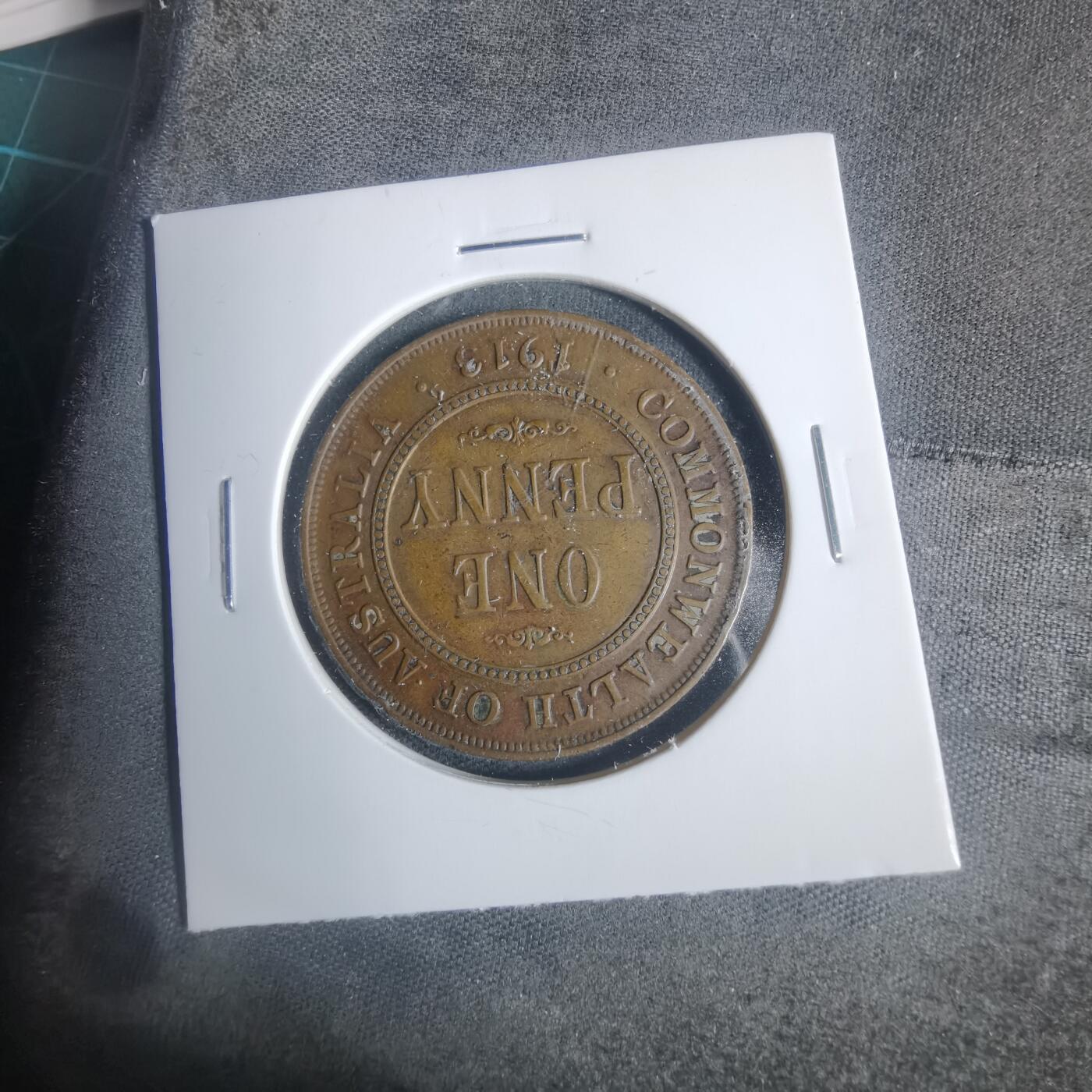 沼泽如烟--第933场 澳大利亚1913年1便士