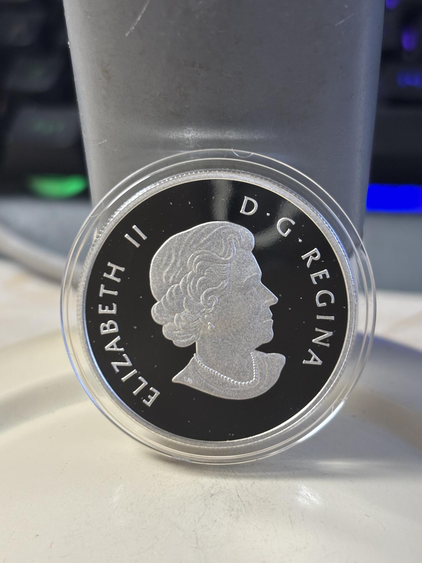 第186期拍卖 加拿大2013年蜡烛彩色纪念银币，9999银，15.87克，发行10000枚