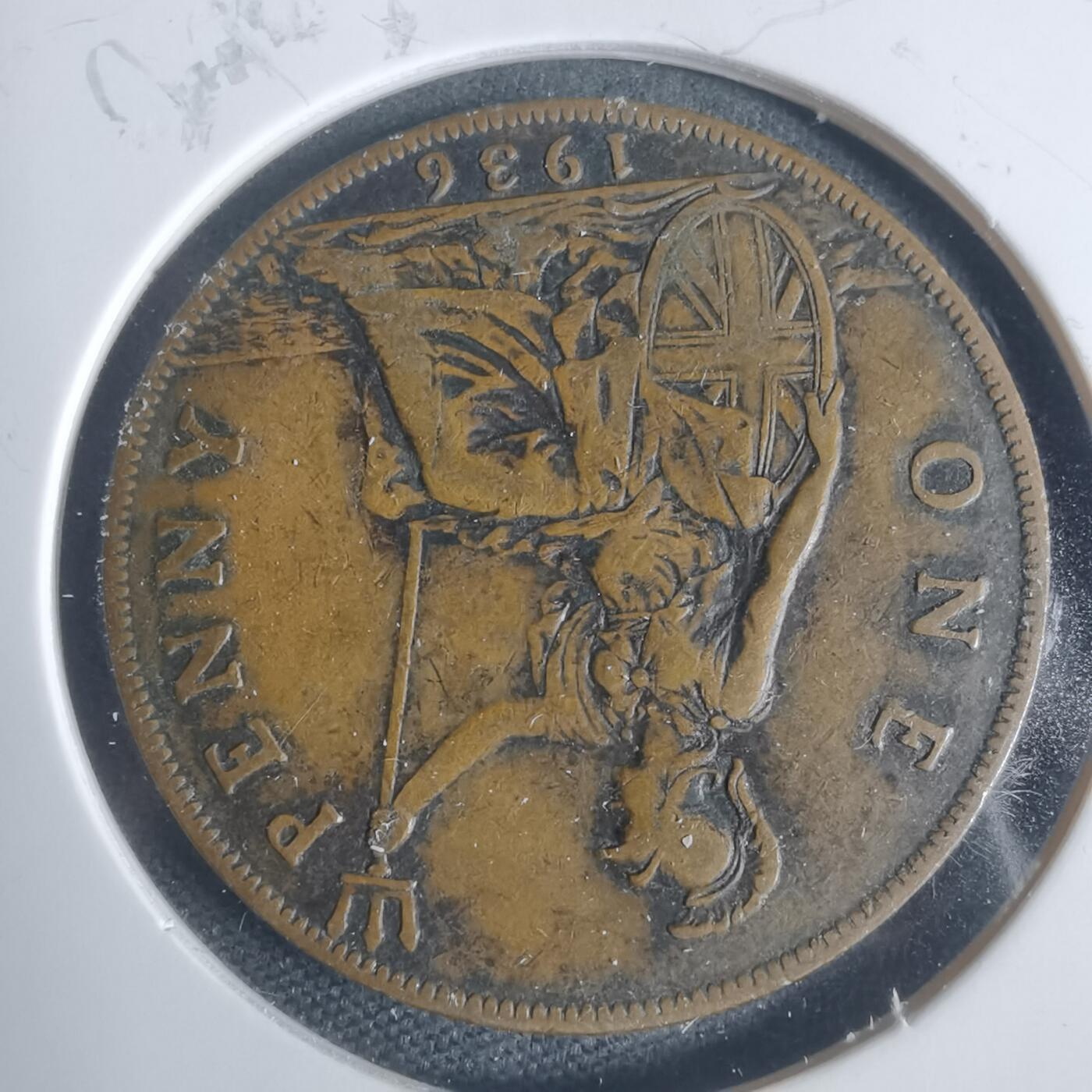 沼泽如烟--第933场 英国1936年1便士