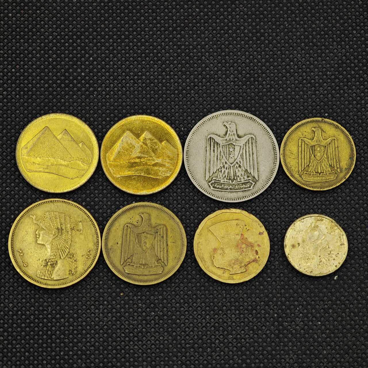 【淘币小摊】限时拍第八百三十二拍  散币场  满百包邮可预留两周  周一统一发货   埃及西班牙8枚