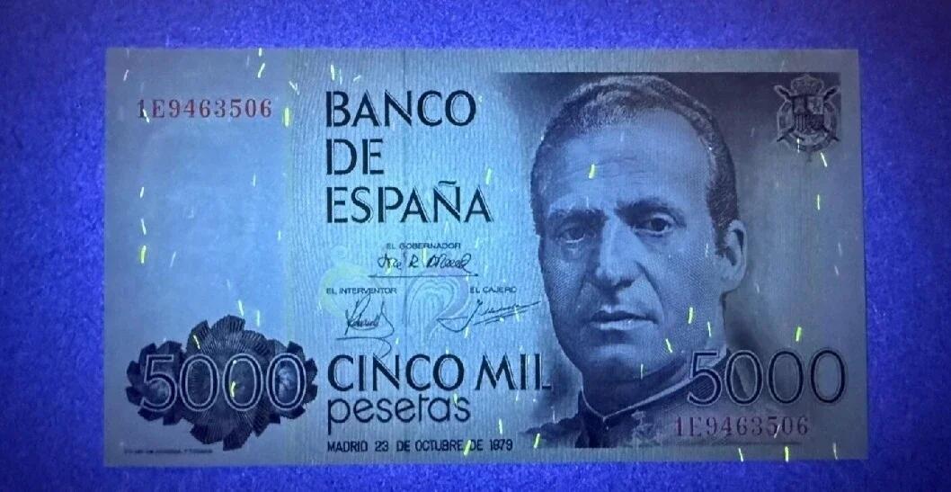 西班牙纸币 1979年 5000比塞塔 P-160 全新UNC 单价