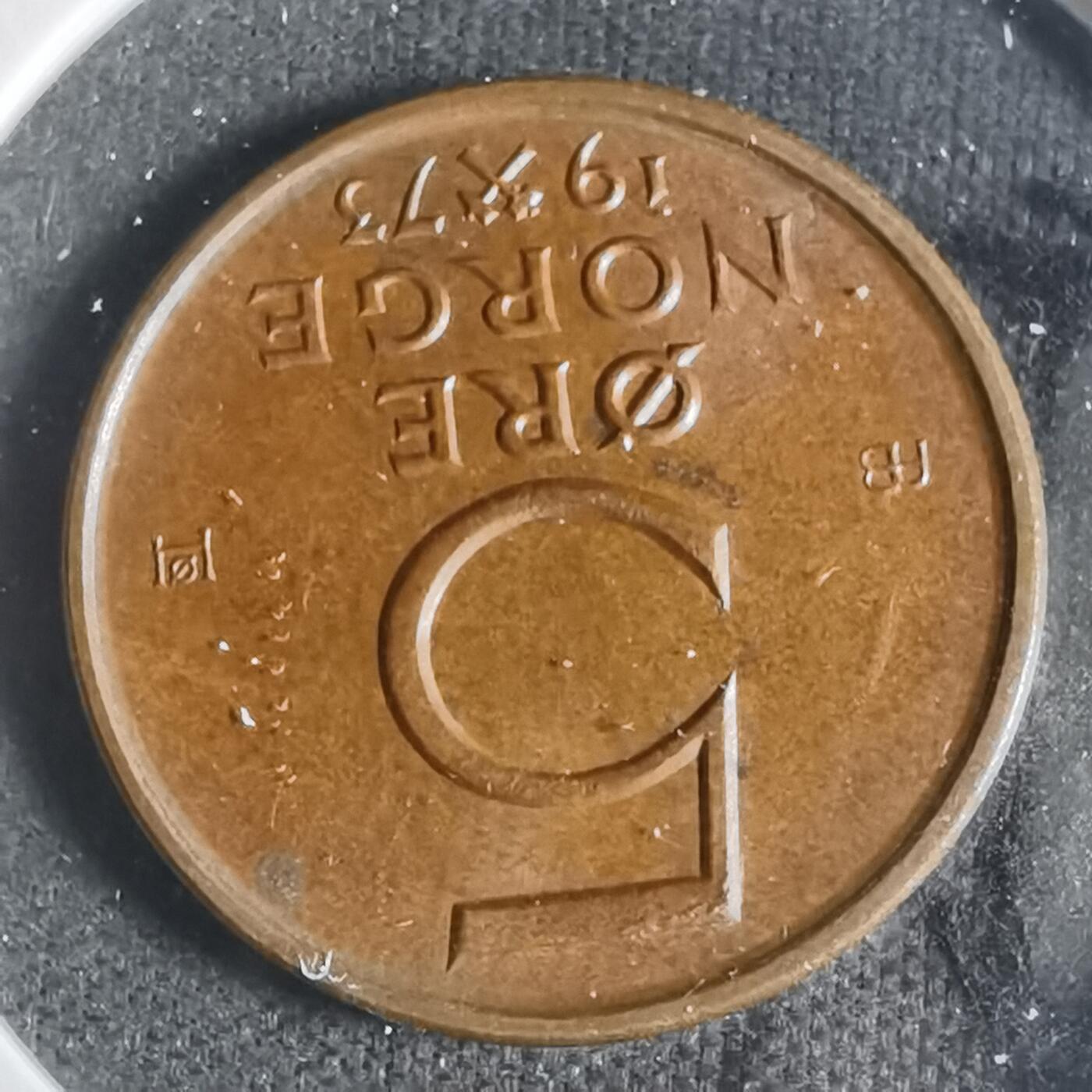 沼泽如烟--第933场 挪威1973年5欧尔