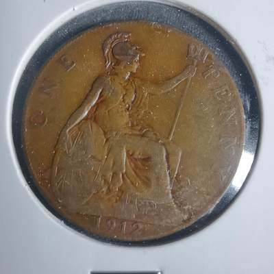 沼泽如烟--第933场 - 英国1912年1便士