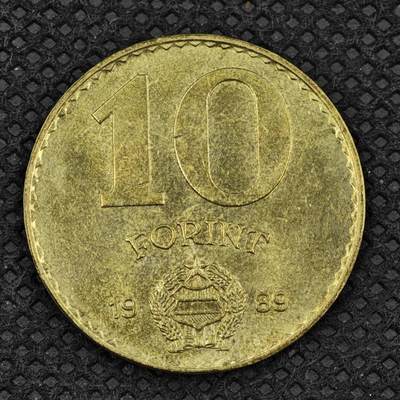 【淘币小摊】限时拍第八百三十二拍  散币场  满百包邮可预留两周  周一统一发货  -   匈牙利1989年10福林