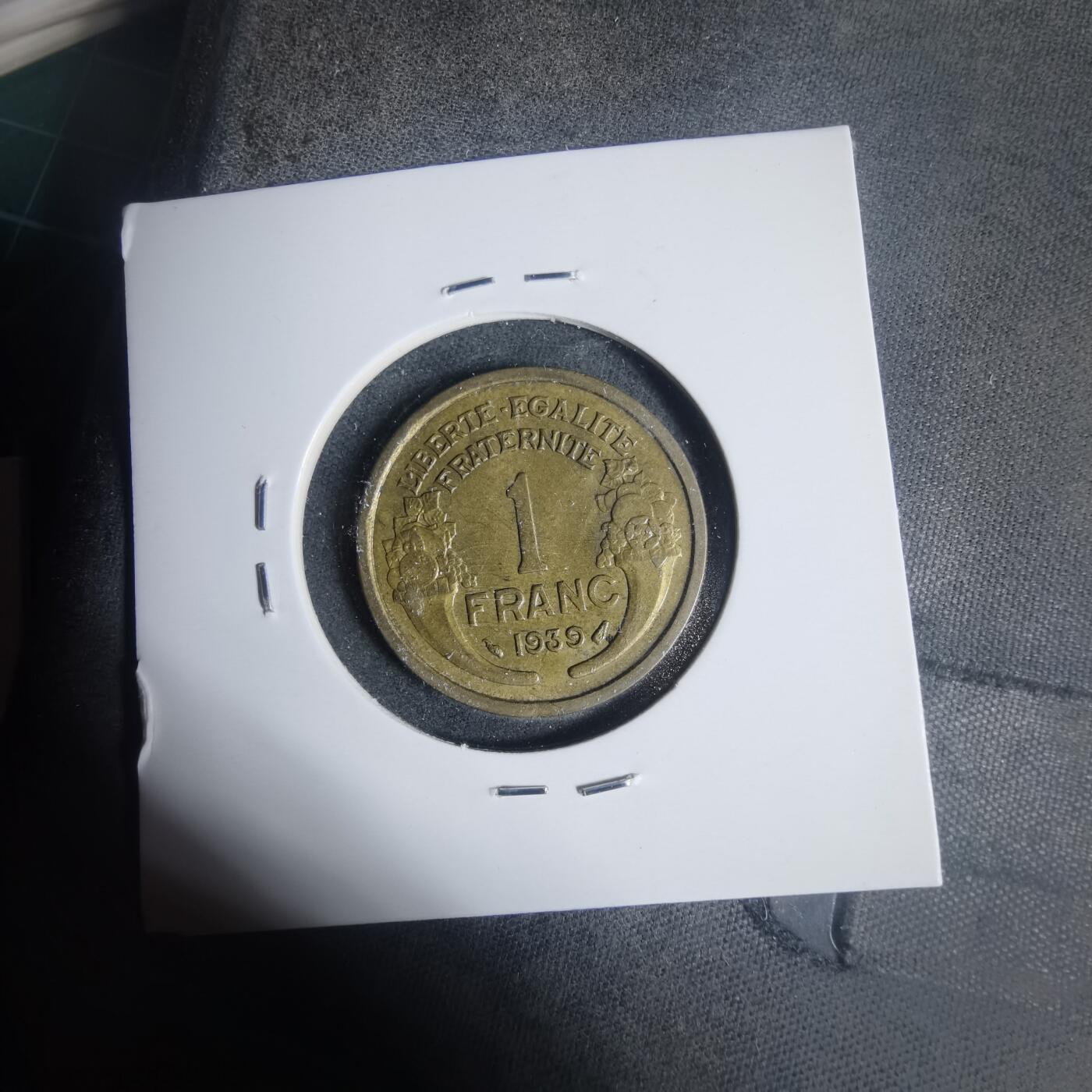 沼泽如烟--第933场 法国1939年1法郎