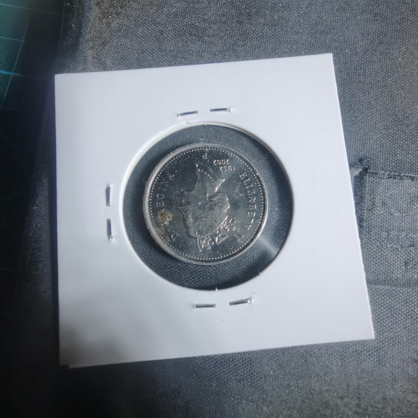 沼泽如烟--第933场 加拿大2002年五分纪念币