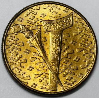 文馨钱币收藏第 285 场，【 长期接收代拍品】银币，评级币，散币场 - 原光品相 1991 年马来西亚民俗版 1 吉林特，第一版$1类型