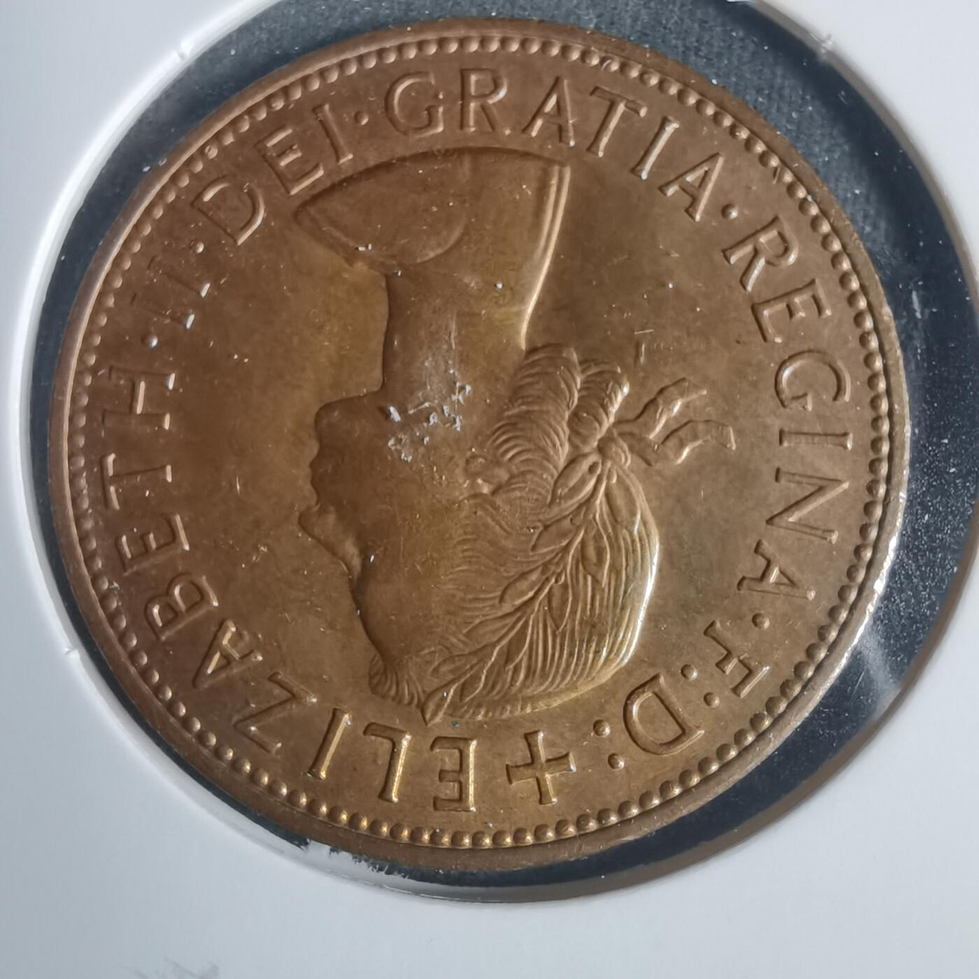 沼泽如烟--第933场 英国1964年1便士