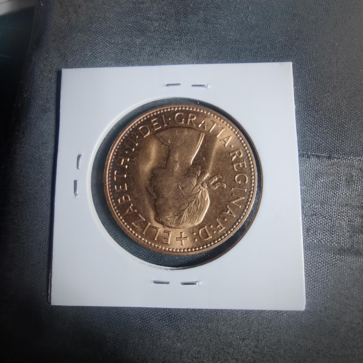 沼泽如烟--第933场 英国1967年1便士