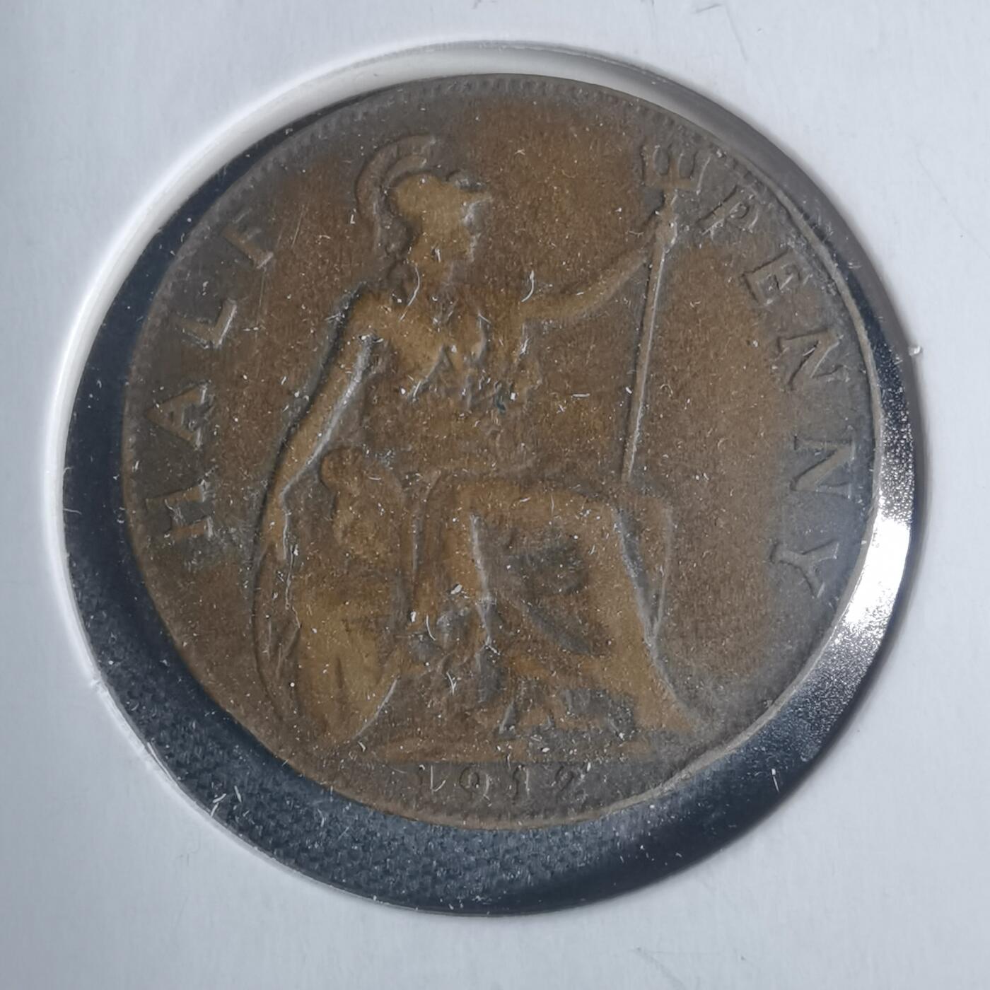 沼泽如烟--第933场 英国1912年半便士