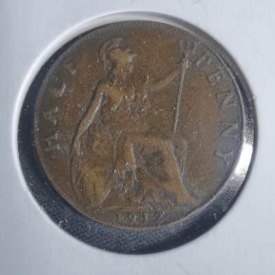 沼泽如烟--第933场 - 英国1912年半便士