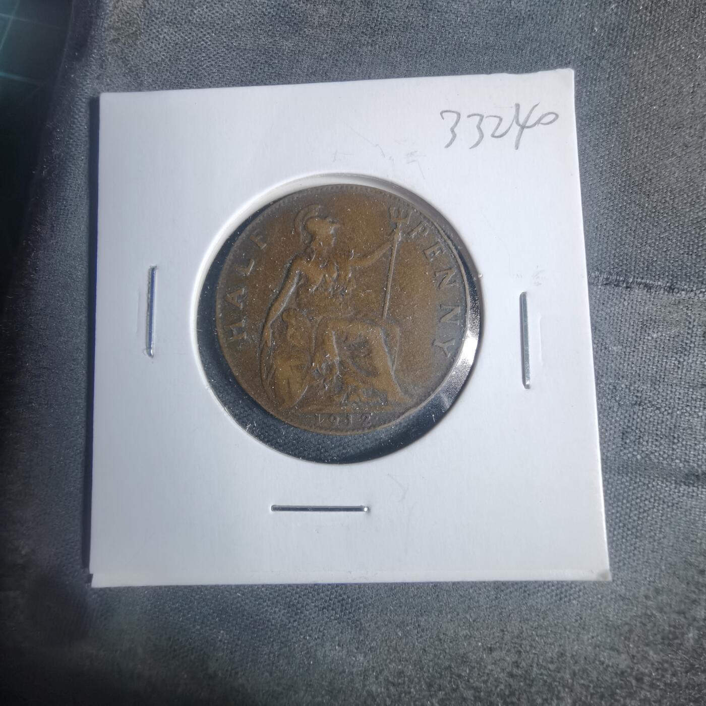 沼泽如烟--第933场 英国1912年半便士