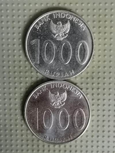 2025年第139场各国散币拍卖（总第139场） - 印度尼西亚2010年1000卢比2枚