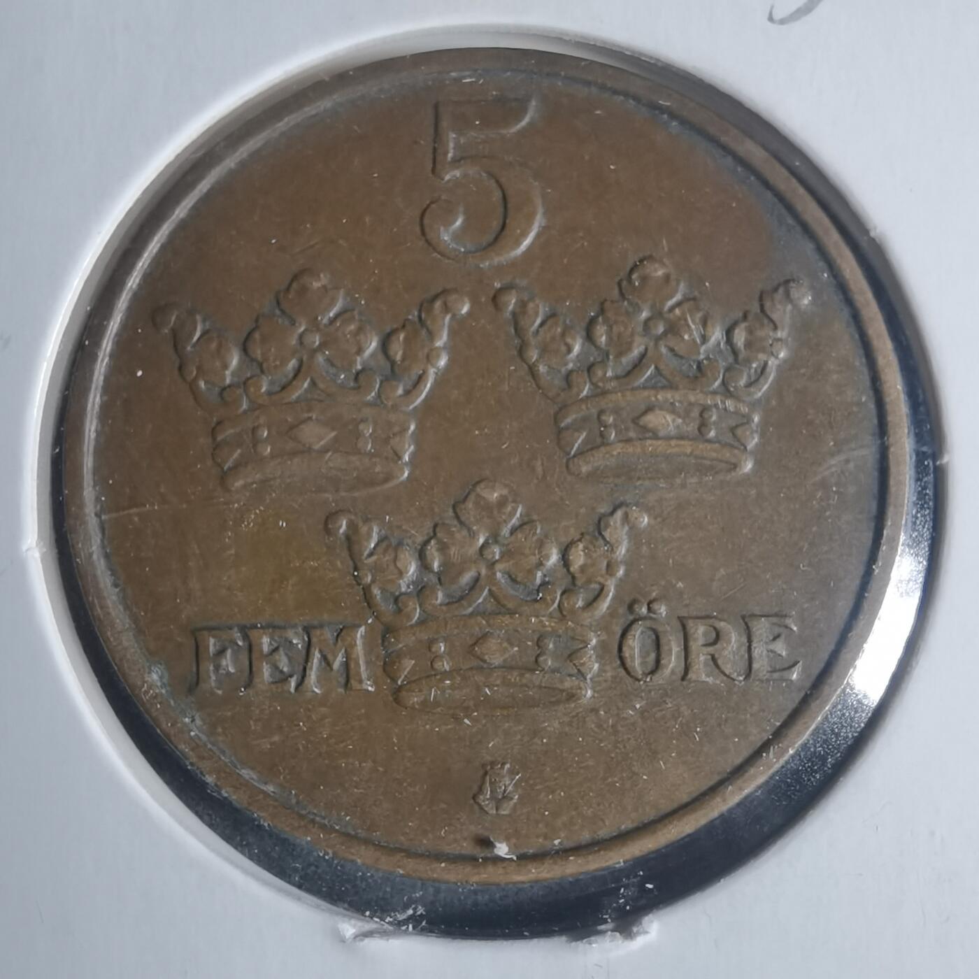 沼泽如烟--第933场 瑞典1909年5欧尔