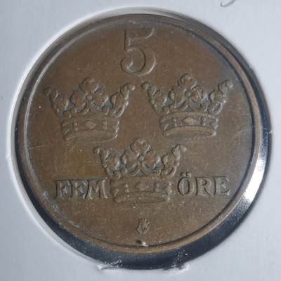 沼泽如烟--第933场 - 瑞典1909年5欧尔