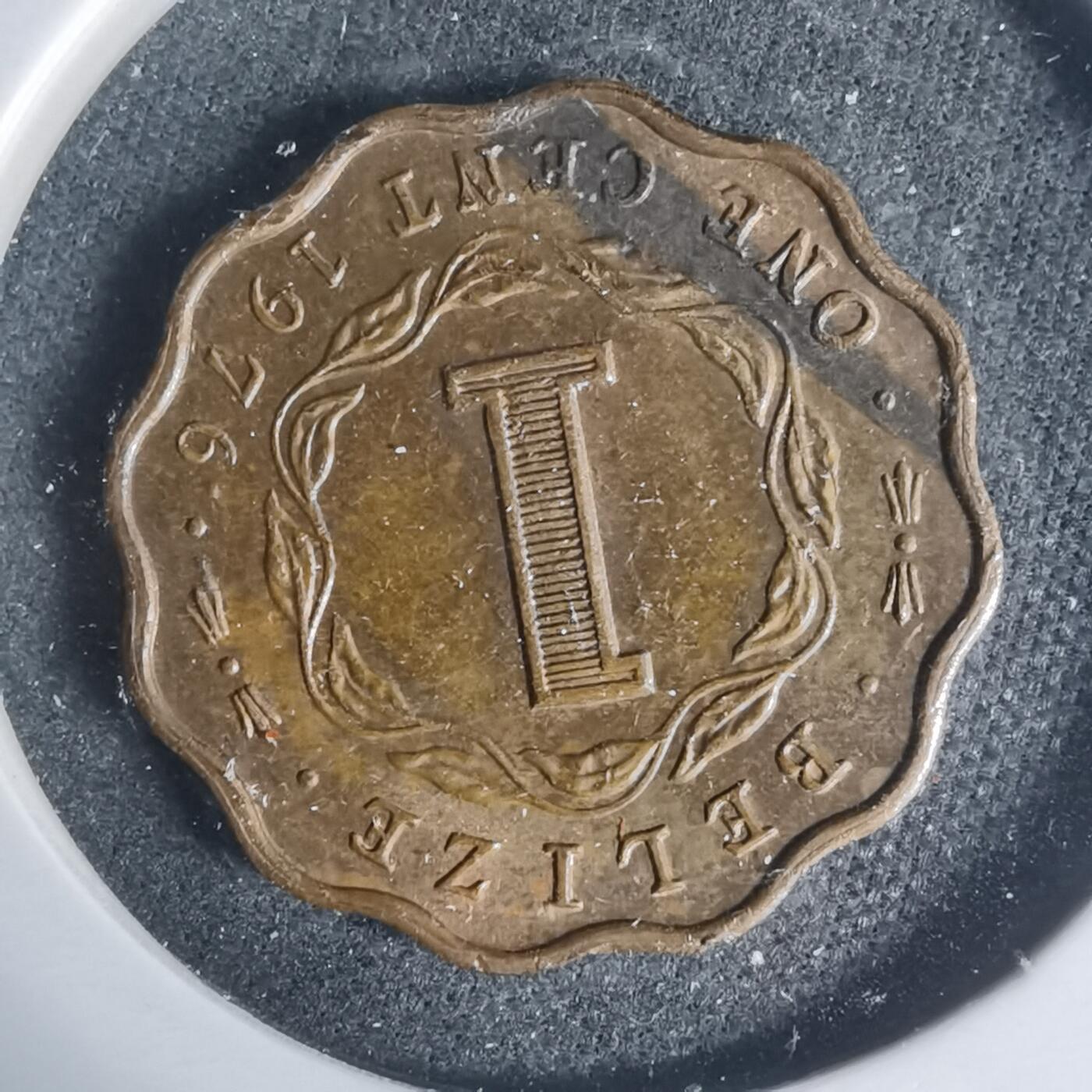 沼泽如烟--第933场 伯利兹1976年一分