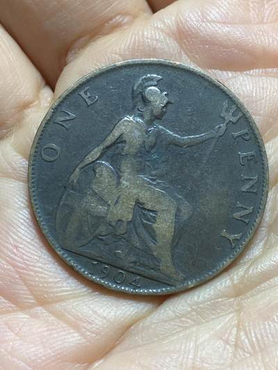 2025年第一百三十七场(总第一百六十三场）外国好品散币场(免佣金) - 英国🇬🇧1904年1便士(爱德华七世时期)