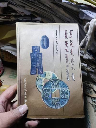 中国钱币实用知识与元代货币（蒙文）（有水渍8品左右） - 中国钱币实用知识与元代货币（蒙文）（有水渍8品左右）