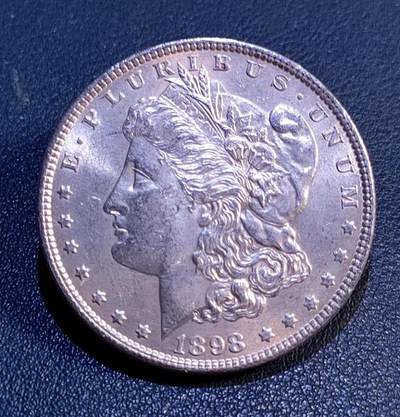 1898年美国摩根一美元银币 - 1898年美国摩根一美元银币