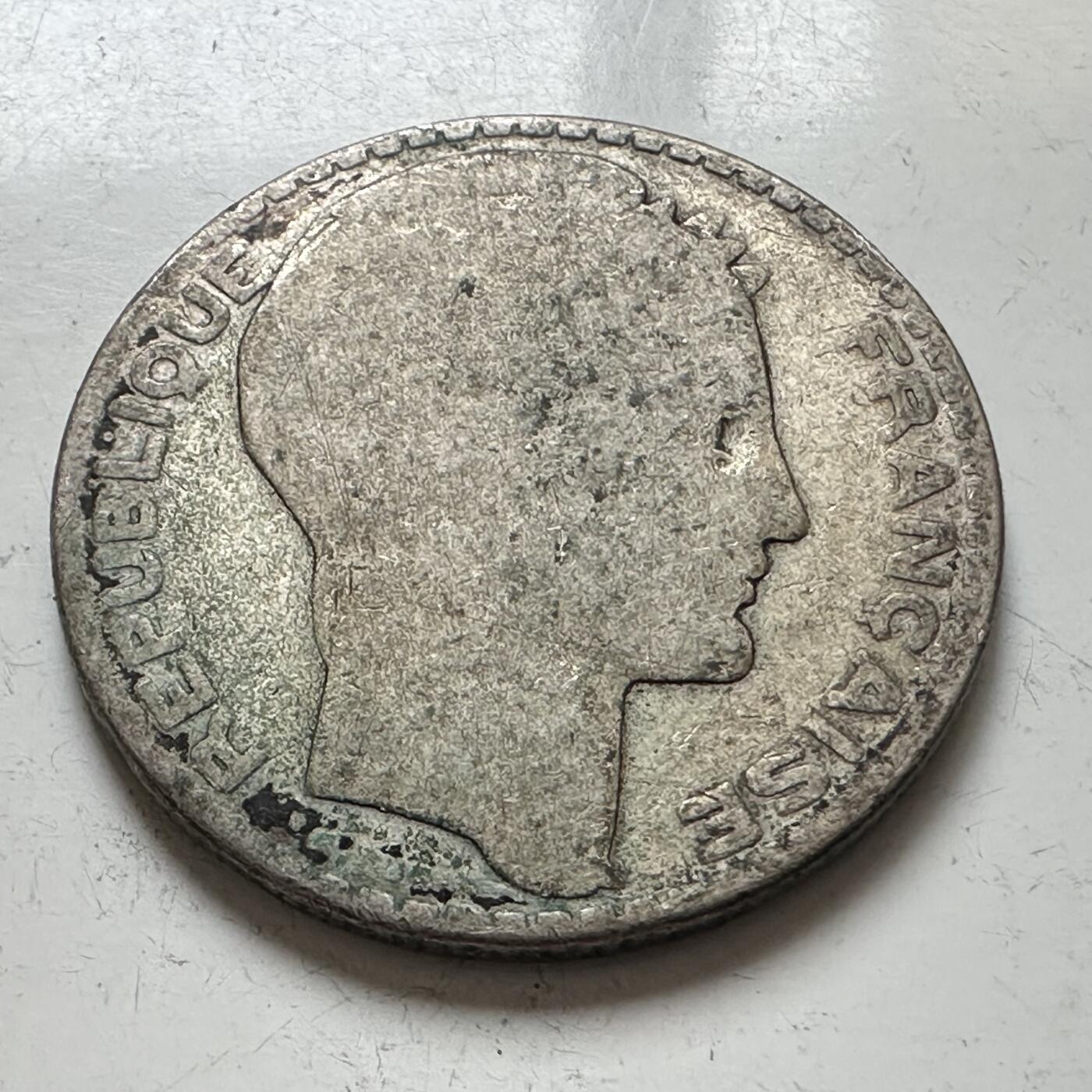 🌹外币初藏🌹🐯2025年第141场  每周二四六晚8️⃣点 接代拍 法国1934年10法郎银币