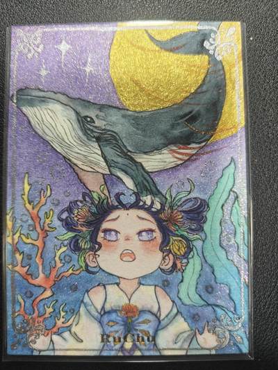 天玑星卡拍第151期《12.18周四截拍》持续收拍收评中 满赠卡需备注 - 【手绘卡】如初手绘工作室 喵化 鲲 手绘卡