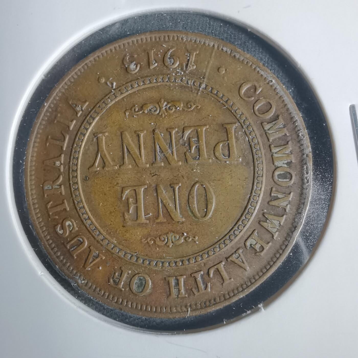 沼泽如烟--第933场 澳大利亚1913年1便士