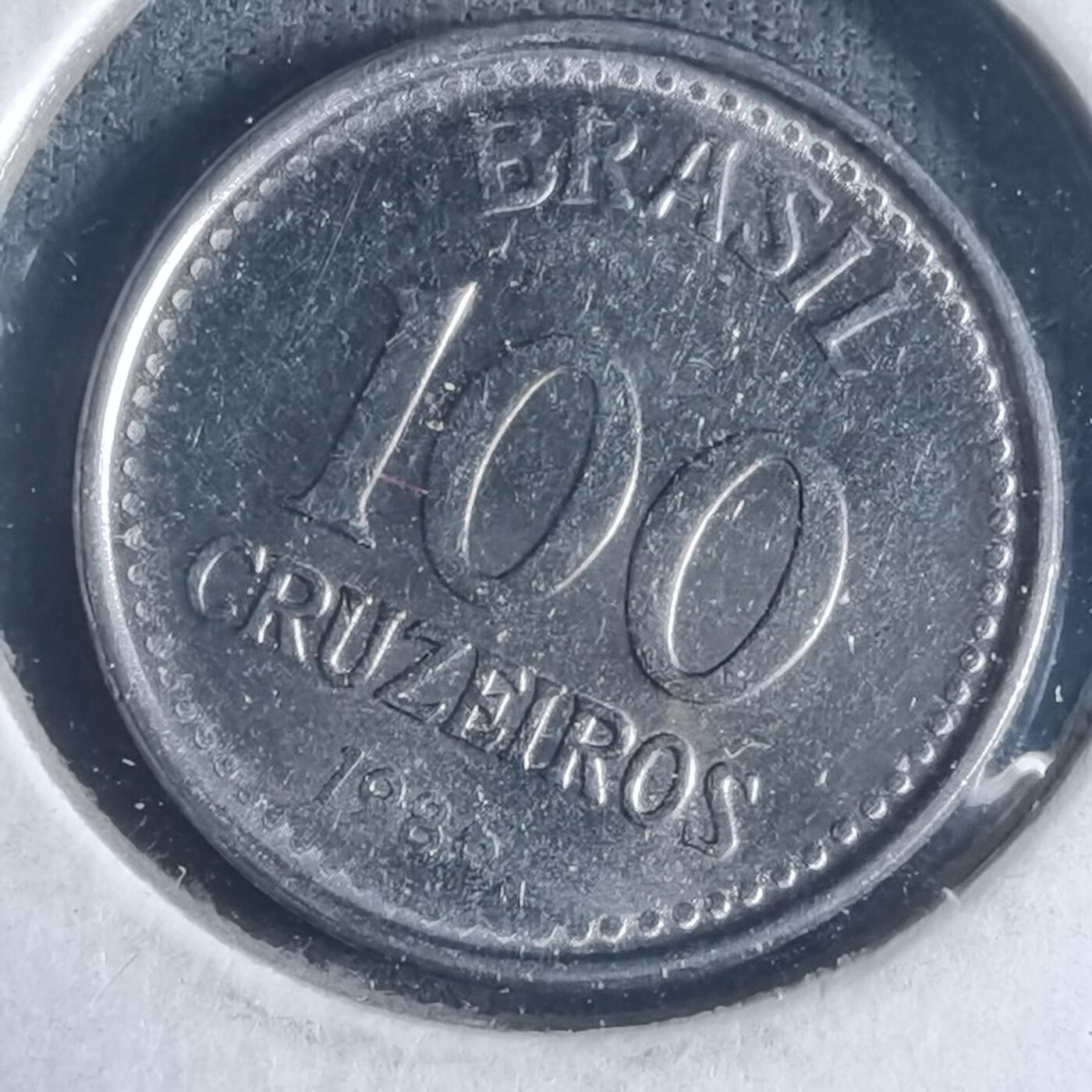 沼泽如烟--第933场 巴西1986年100克鲁塞罗