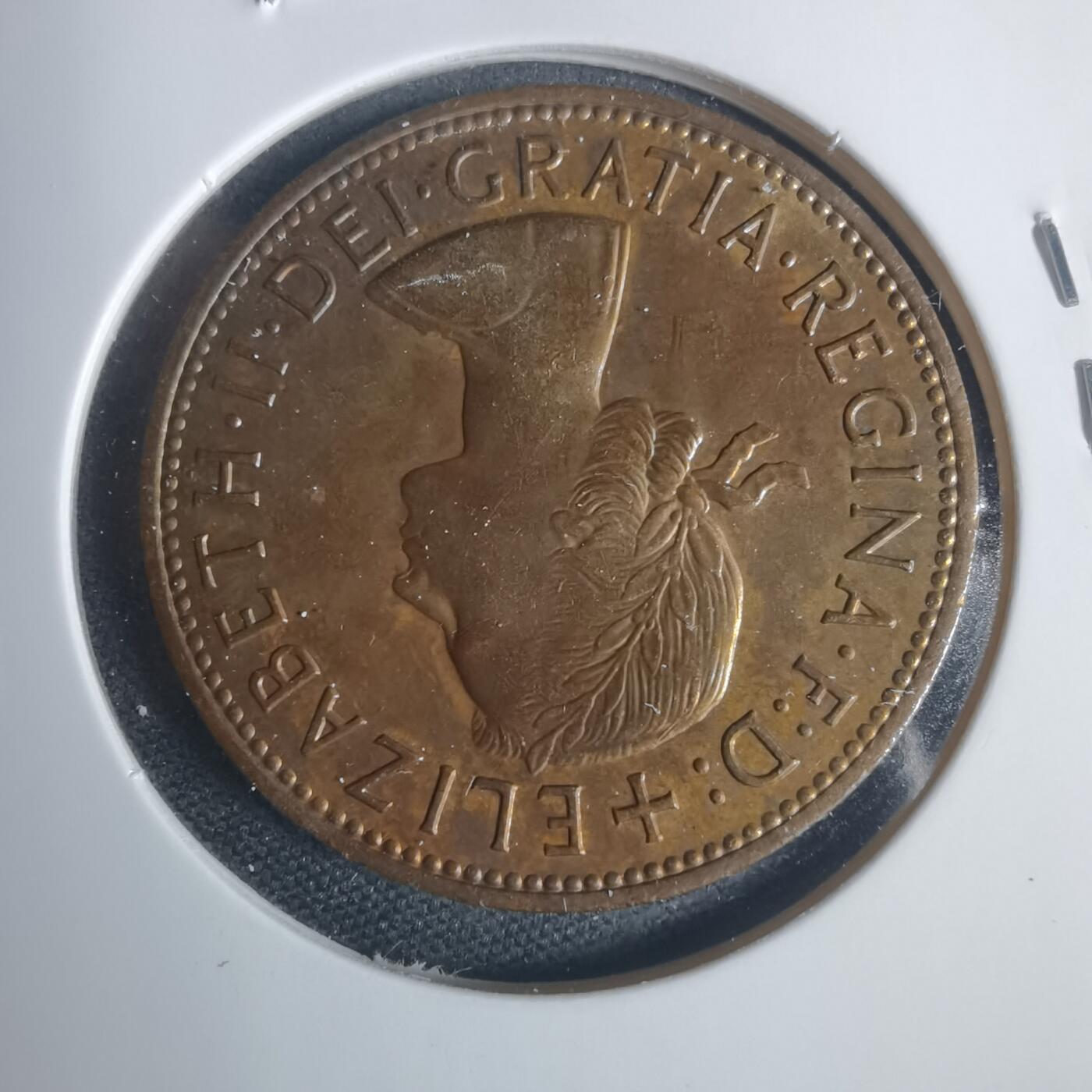 沼泽如烟--第933场 英国1964年1便士