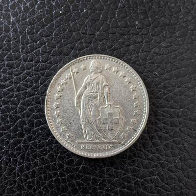 道一币馆币章第一百五十九场 - 瑞士1960年雪山女神1法郎银币