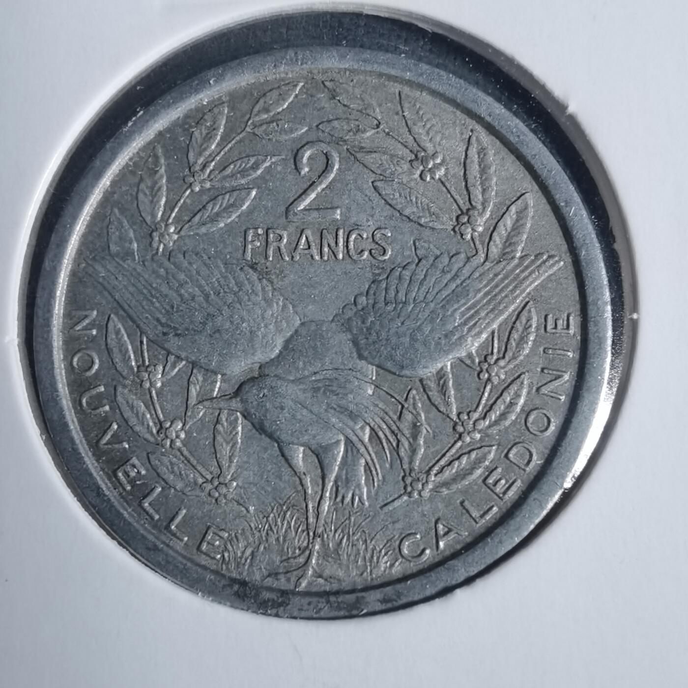 沼泽如烟--第933场 法属新喀里多尼亚1971年2法郎